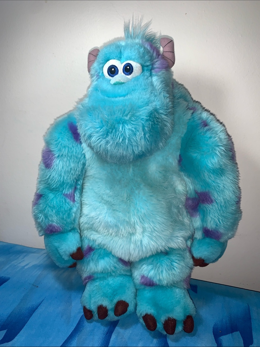 Disney Sully Blue Monster Inc. Kids Toy - Soft Turquoise Stuffed Animal
